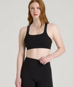 Black Velmora Activewear Set With Jenvycustomtee Sleekora Crop Top And Wide Leg Leggings Casual Fitness Style