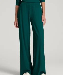 Emerald Velora Flowing Wide Leg Pants With Jenvycustomtee Relaxora Soft Waist Casual Elegant Everyday Style